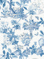 Scalamandre Shantung Garden | Removable Delft Wallpaper