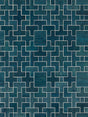 Scalamandre Allegro | Wood Deep Sea Wallpaper