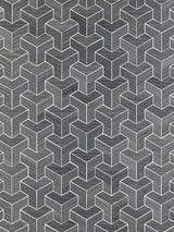 Scalamandre Forte | Wood Steel Wallpaper