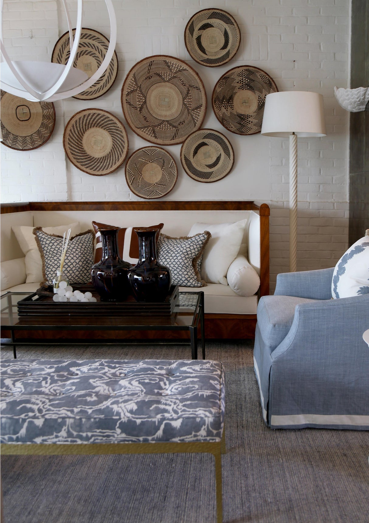 Lee Jofa RIVIERE BLUE Fabric