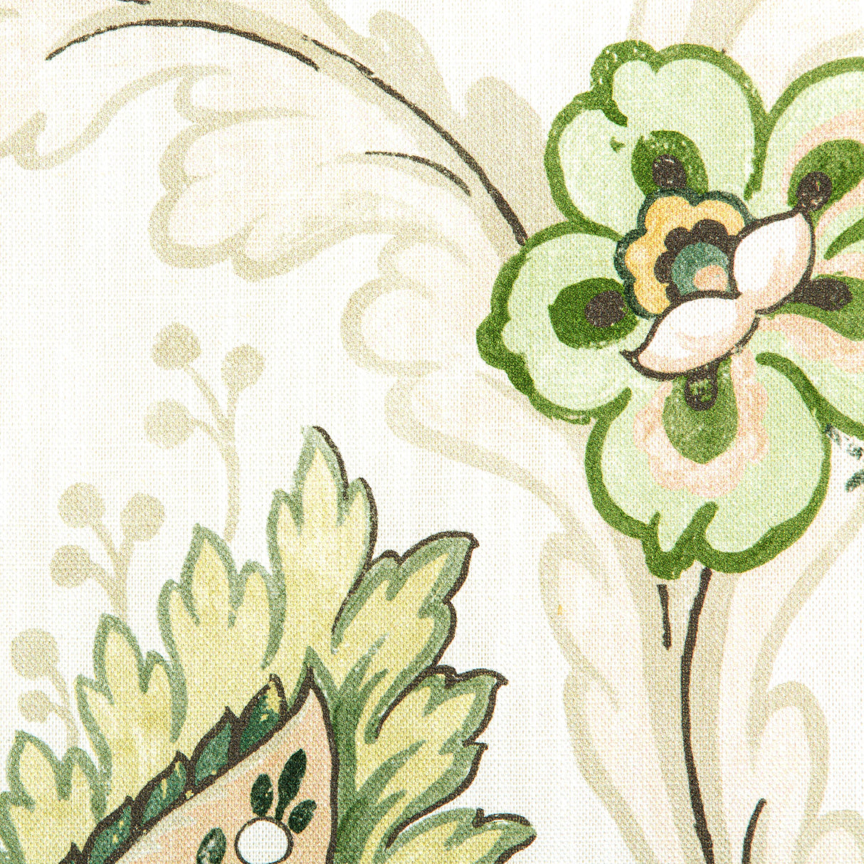 Lee Jofa WIMBERLY PRINT LEAF/PEBBLE Fabric