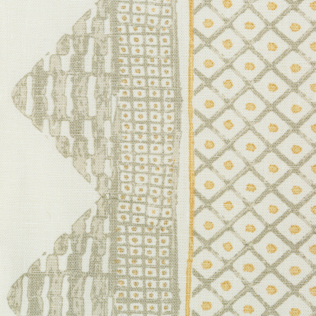 Lee Jofa WHITAKER PRINT GREY/SAND Fabric