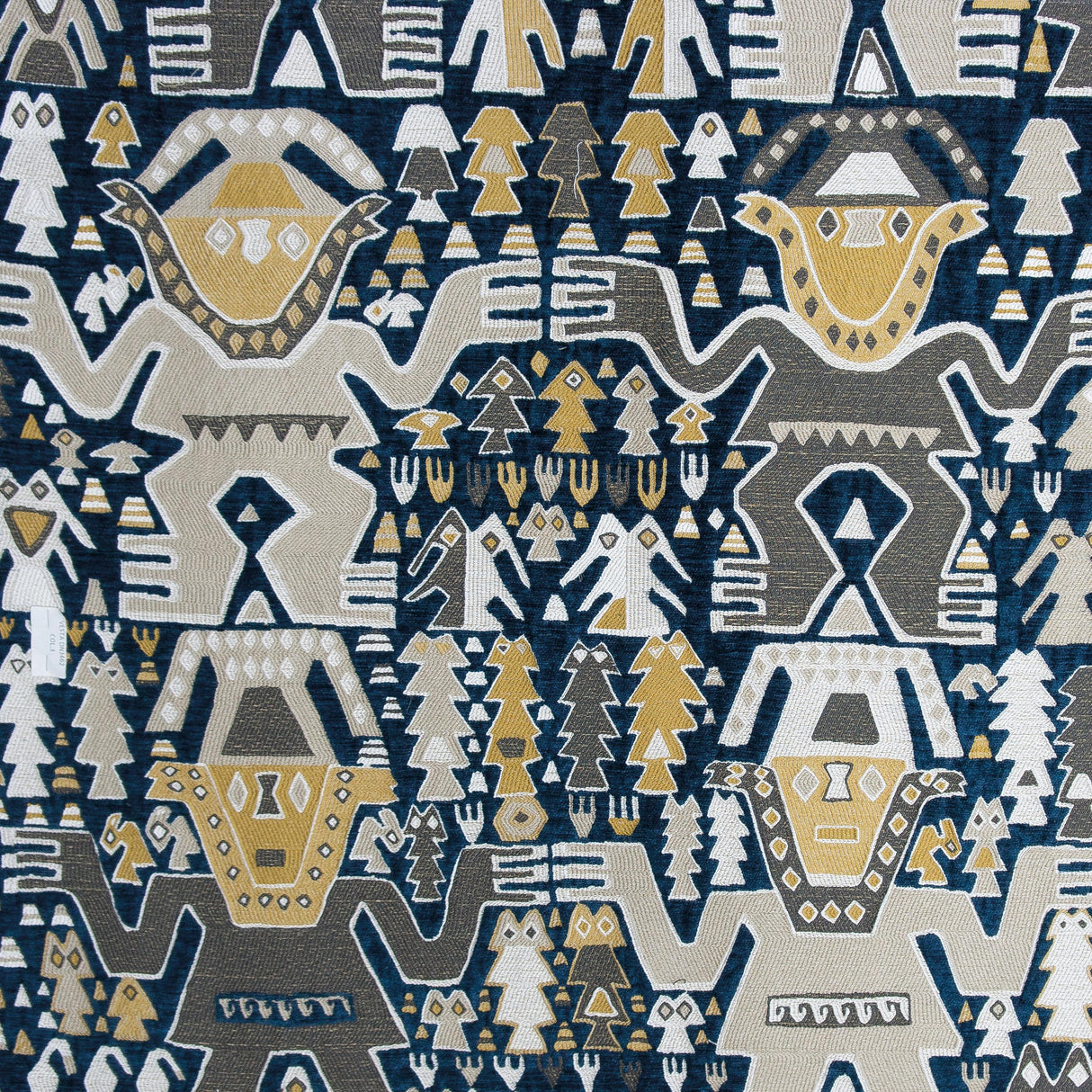 Gaston Y Daniela COLOSOS AZUL Upholstery Fabric