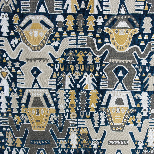 Gaston Y Daniela COLOSOS AZUL Upholstery Fabric