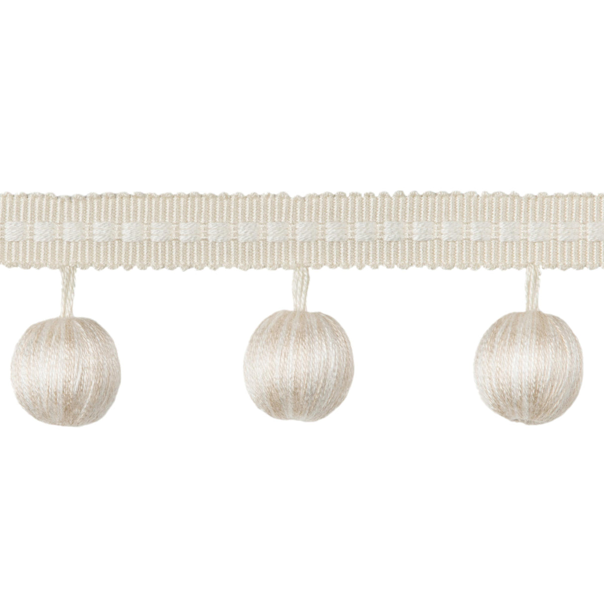 Brunschwig & Fils CLAUDE BALL FRINGE SNOW Trim
