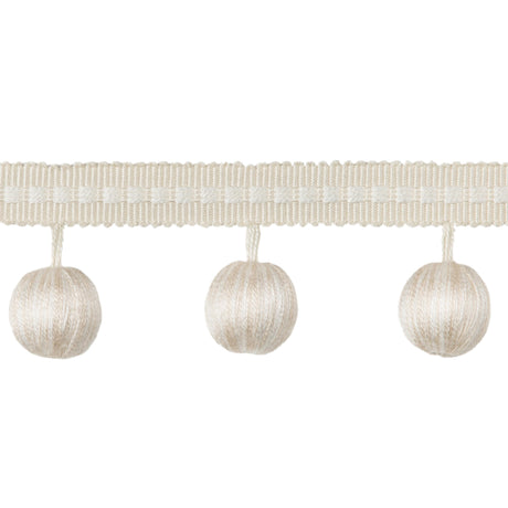 Brunschwig & Fils CLAUDE BALL FRINGE SNOW Trim