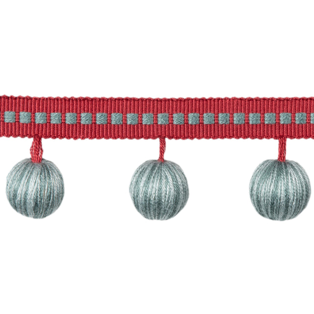 Brunschwig & Fils CLAUDE BALL FRINGE AQUA Trim
