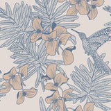 Maxwell HUMMINGBIRD (WP) #02 LAGOON Wallpaper