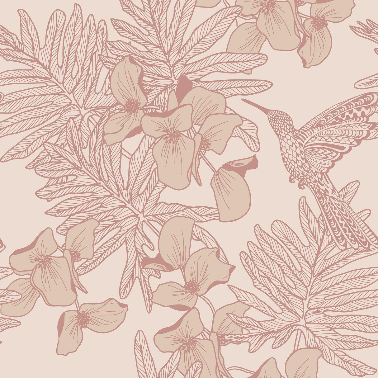 Maxwell HUMMINGBIRD (WP) #04 BEACH Wallpaper
