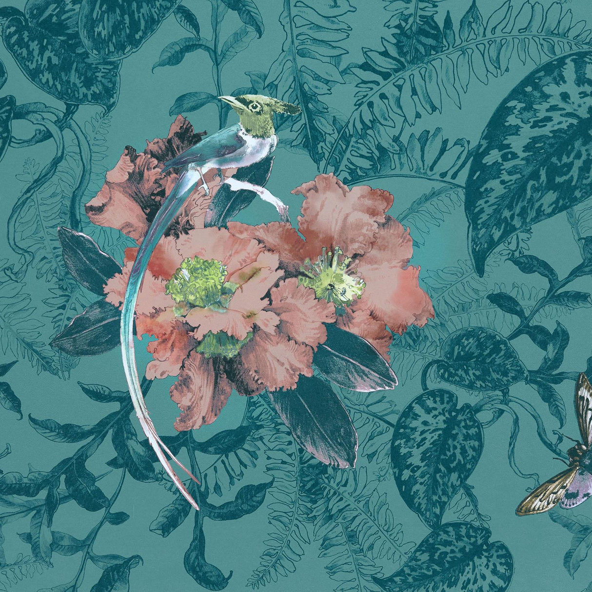 Maxwell HEDGEROW (WP) #02 MINERAL Wallpaper