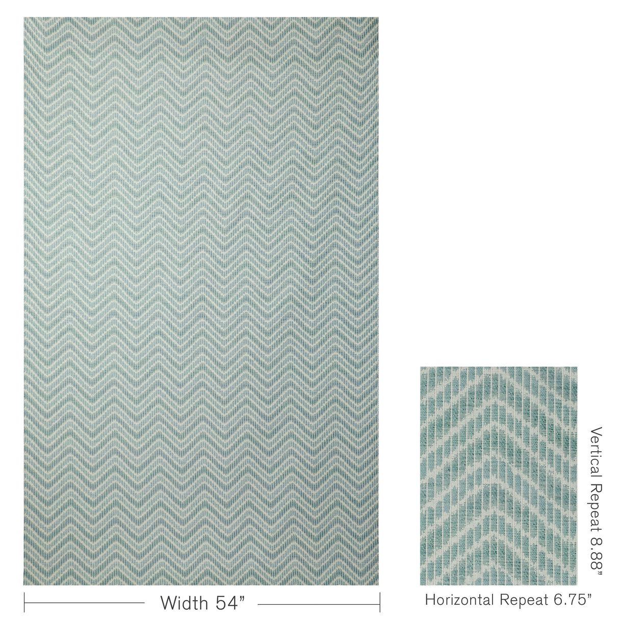Brunschwig & Fils CHAUSEY WOVEN AQUA Upholstery Fabric