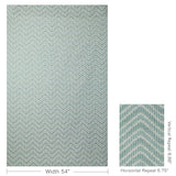 Brunschwig & Fils CHAUSEY WOVEN AQUA Upholstery Fabric