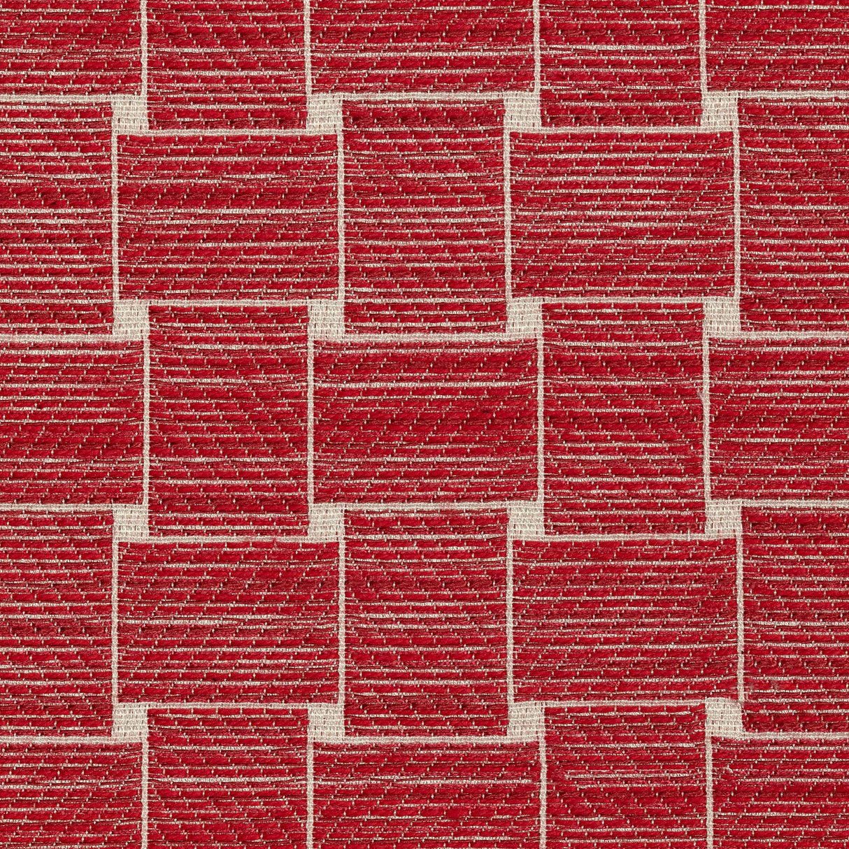Brunschwig & Fils BEAUMOIS WOVEN RED Upholstery Fabric
