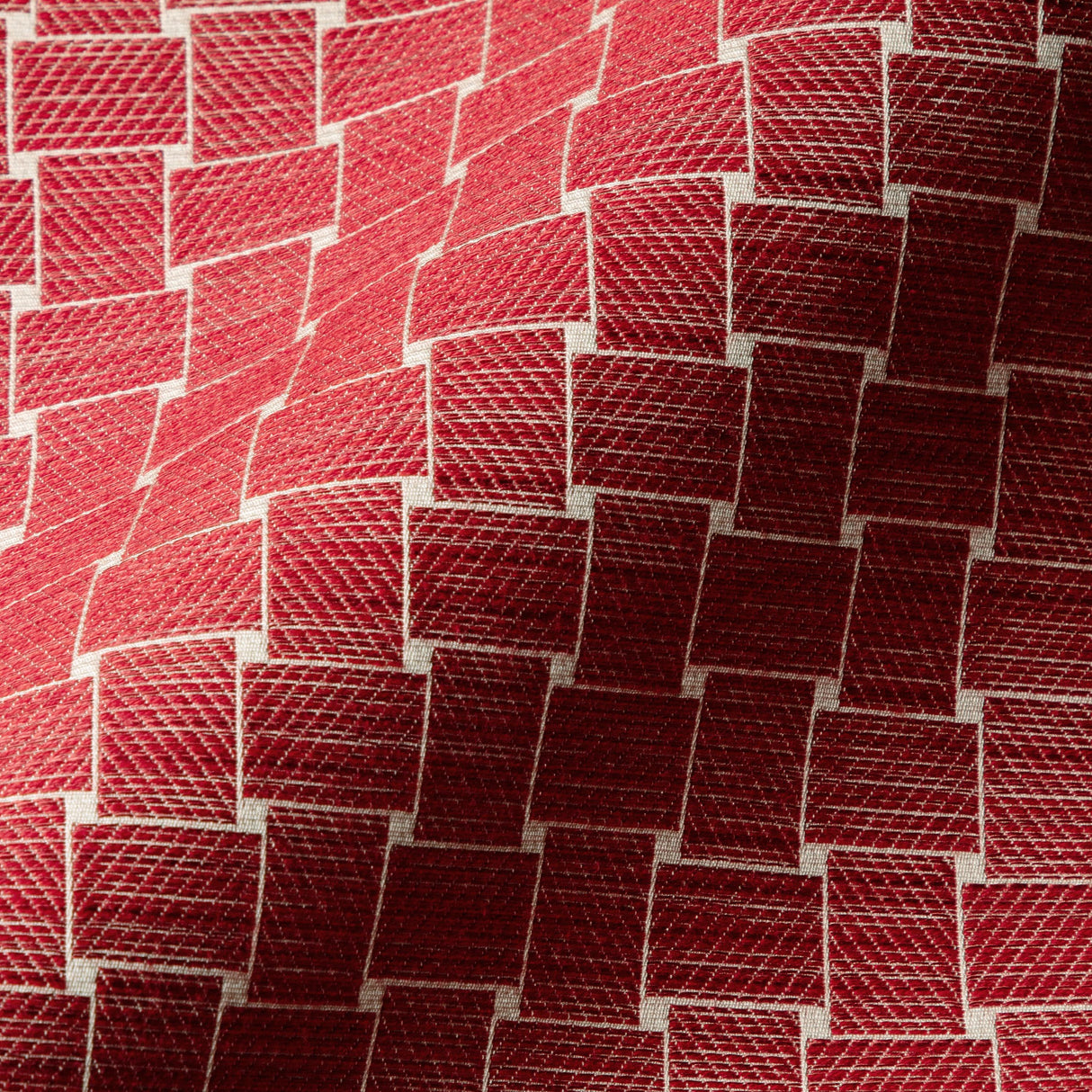 Brunschwig & Fils BEAUMOIS WOVEN RED Upholstery Fabric