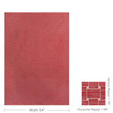 Brunschwig & Fils BEAUMOIS WOVEN RED Upholstery Fabric