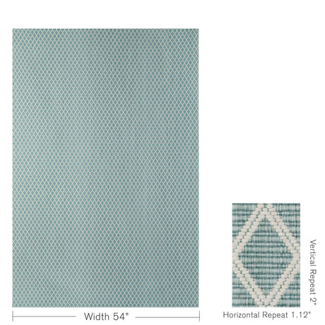 Brunschwig & Fils CANCALE WOVEN AQUA Upholstery Fabric