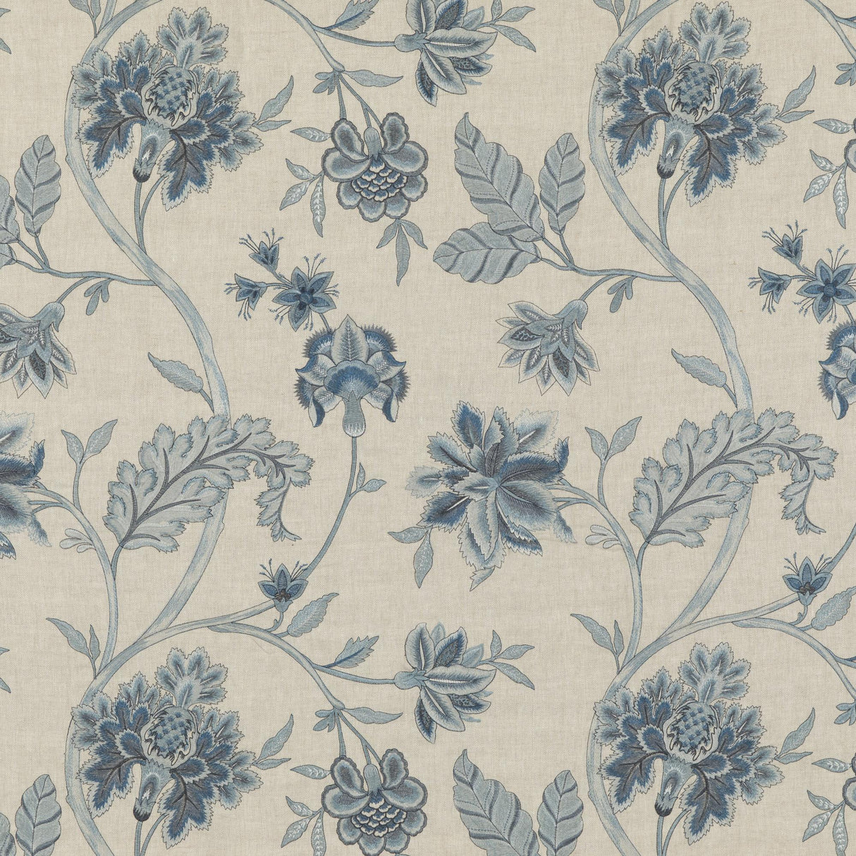 G P & J Baker ARUNDEL BLUE Fabric
