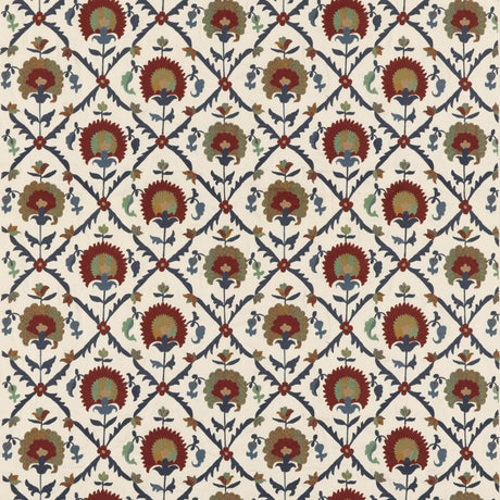 G P & J Baker WINCHELSEA RED/ BLUE Fabric