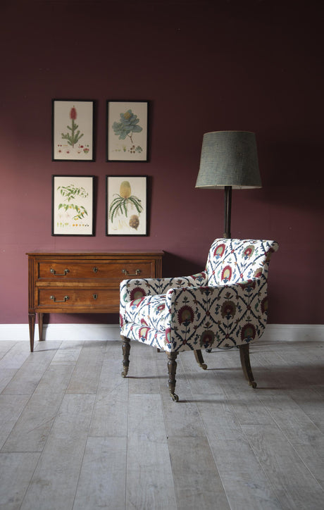 G P & J Baker WINCHELSEA RED/ BLUE Fabric