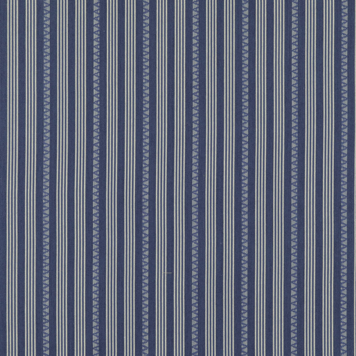 G P & J Baker KILIM STRIPE BLUE Fabric