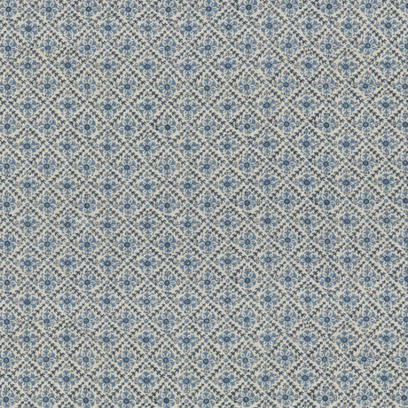 G P & J Baker CAMDEN TRELLIS BLUE Fabric