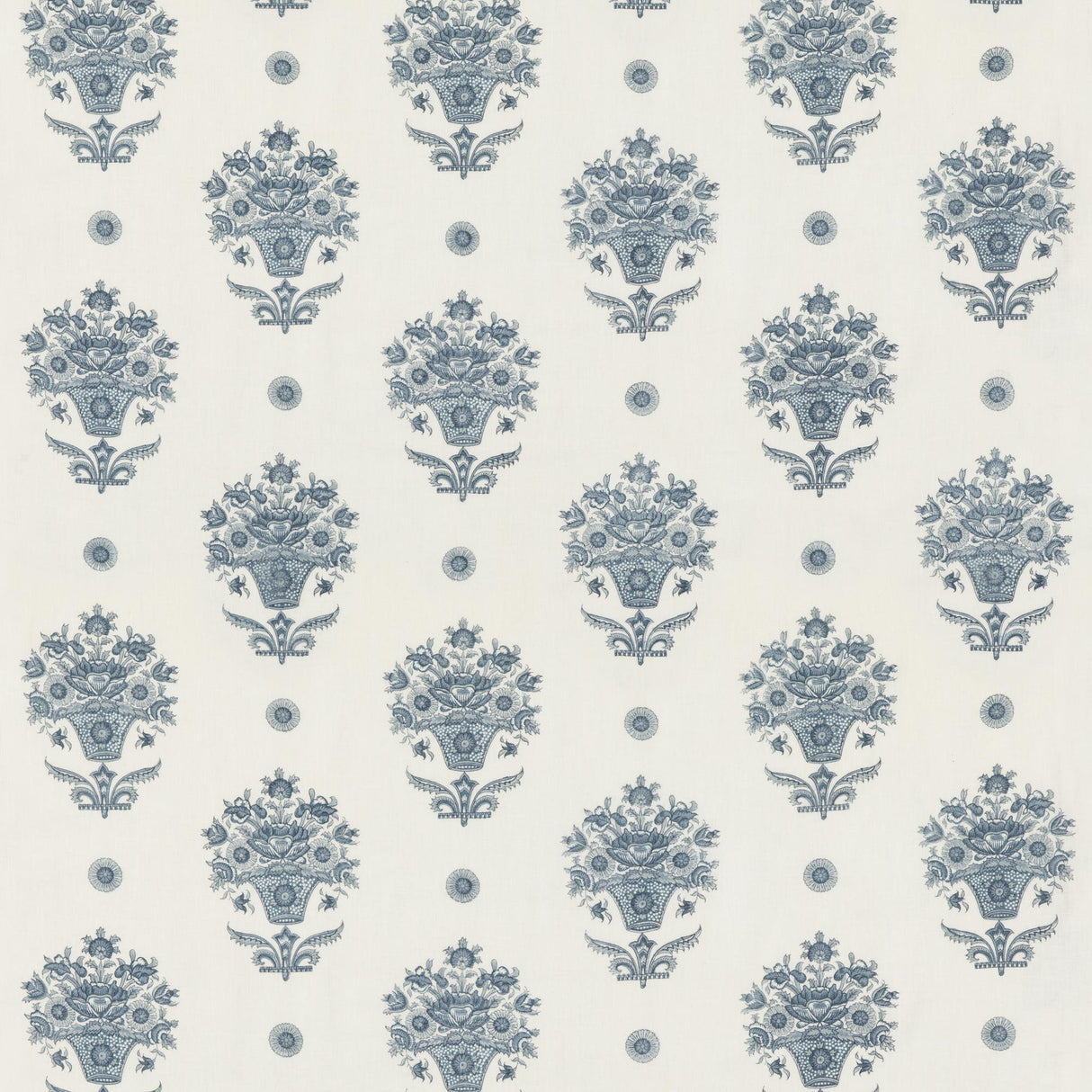 G P & J Baker PONDICHERRY INDIGO Fabric