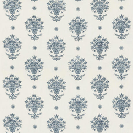G P & J Baker PONDICHERRY INDIGO Fabric