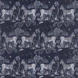 Clarke & Clarke LOSTWORLD NAVY Upholstery Fabric