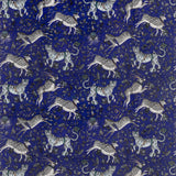 Clarke & Clarke PROTEA VELVET BLUE Fabric