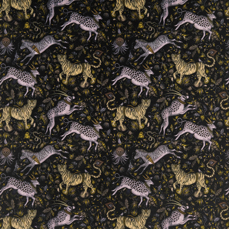 Clarke & Clarke PROTEA VELVET CHARCOAL Fabric