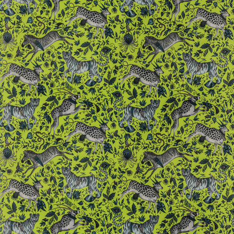 Clarke & Clarke PROTEA VELVET LIME Fabric