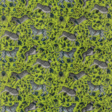 Clarke & Clarke PROTEA VELVET LIME Fabric