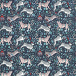 Clarke & Clarke PROTEA VELVET NAVY Fabric