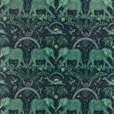 Clarke & Clarke ZAMBEZI VELVET TEAL Fabric