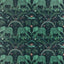 Clarke & Clarke ZAMBEZI VELVET TEAL Fabric