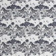 Clarke & Clarke LOST WORLD SATIN BLUE Fabric