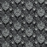 Clarke & Clarke SILVERBACK SATIN BLACK Fabric