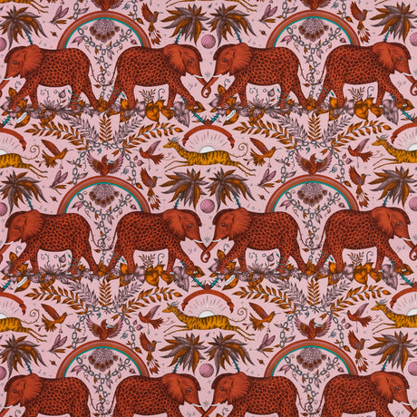 Clarke & Clarke ZAMBEZI SATIN BLUSH Fabric