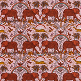 Clarke & Clarke ZAMBEZI SATIN BLUSH Fabric