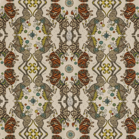 Clarke & Clarke CASPIAN LINEN GOLD Fabric