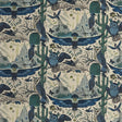 Clarke & Clarke FRONTIER LINEN BLUE Fabric