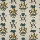 Clarke & Clarke CREATURA LINEN YELLOW Fabric