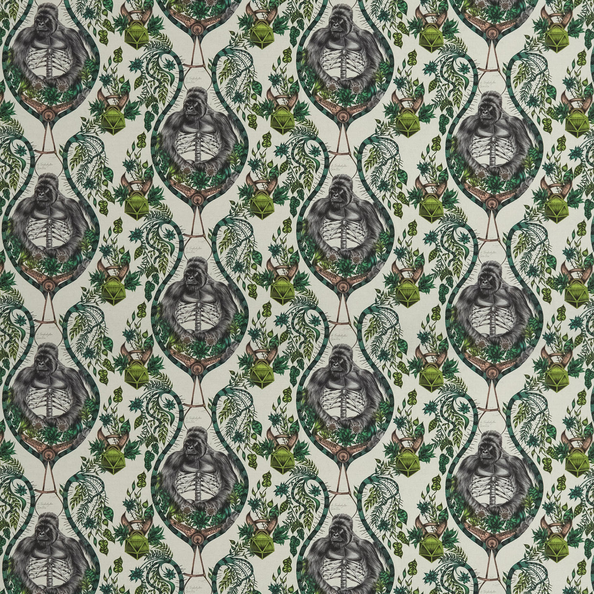 Clarke & Clarke SILVERBACK LINEN NUDE Fabric