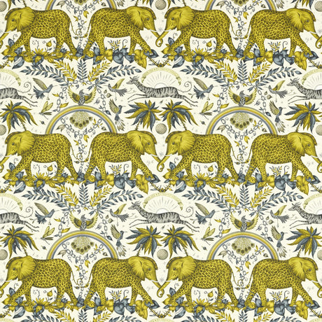 Clarke & Clarke ZAMBEZI LINEN GOLD Fabric