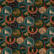 Mulberry SPORTING LIFE TEAL Fabric