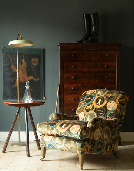 Mulberry SPORTING LIFE VELVET WOODSMOKE Upholstery Fabric