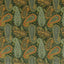 Mulberry PEREGRINE PAISLEY VELVET EMERALD Upholstery Fabric