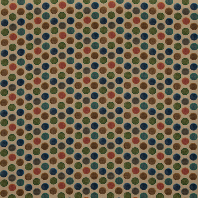 Mulberry CROQUET TEAL Fabric