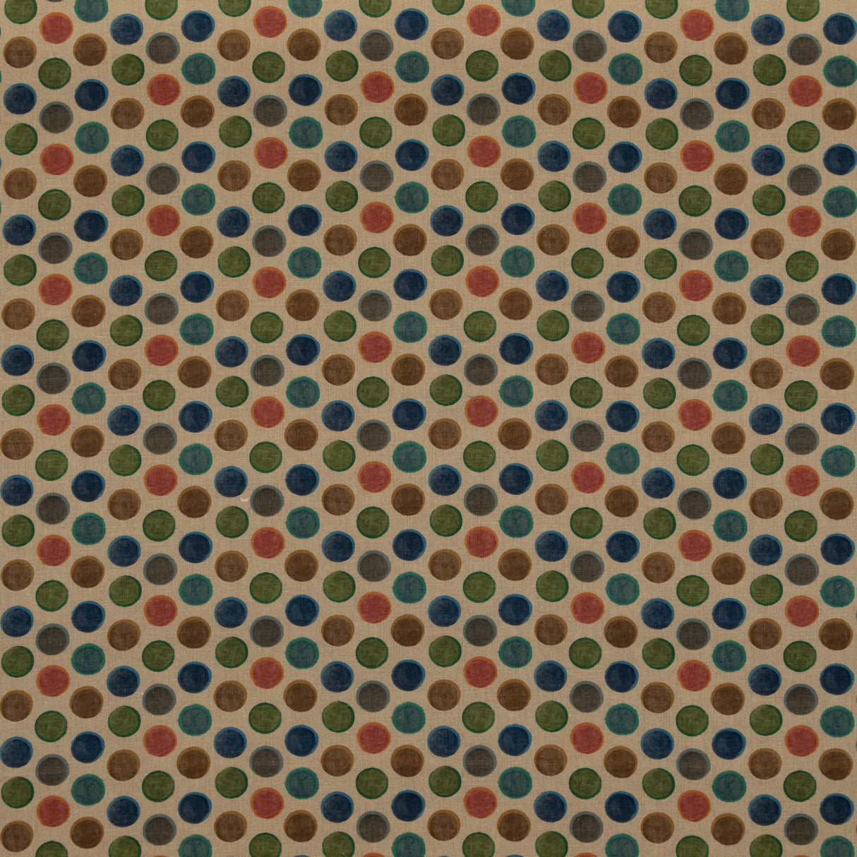 Mulberry CROQUET TEAL Fabric