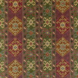 Mulberry NOMAD VELVET PLUM/GREEN Upholstery Fabric